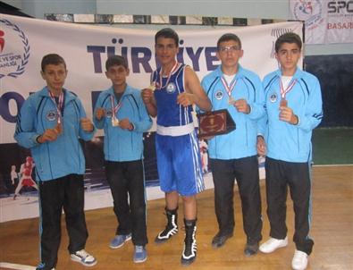 Minik Boksörlerden Bir Başarı Da Şırnak'tan Geldi