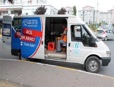 Acil Yol Bakım Aracı Hizmete Hazır