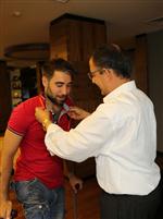 Milli Futbolcu Altınla Ödüllendirildi