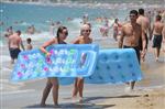 SU PARKLARI - Alanya Plajlarında Boş Yer Kalmadı