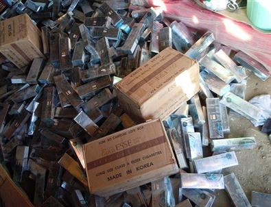 Erzurum’da 58 Bin 200 Paket Kaçak Sigara Ele Geçirildi