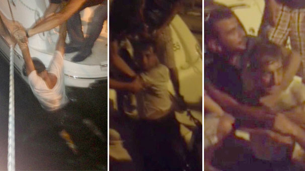 Erkan Petekkaya'yı denize attılar