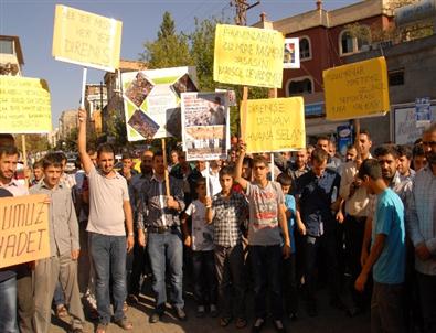 Mısır'daki Katliam Siverek'te Protesto Edildi