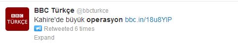 Mısır'daki katliam BBC Türkçe'ye göre operasyon