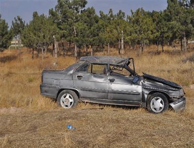 Konya’da Otomobil Takla Attı: 5 Yaralı