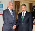 SEÇIM BARAJı - Sp Genel Başkanı Kamalak, Destici İle Görüştü