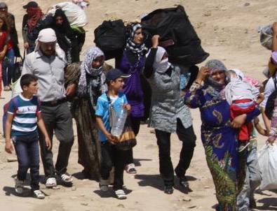 Suriye-Irak sınırında göç dalgası