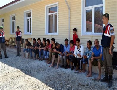 Ayvalık'ta Kaçak Göçmen Operasyonu