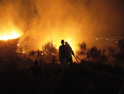 Bodrum Alevlere Yenik Düştü