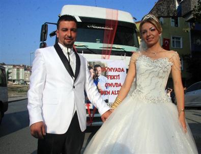 Tır’dan Gelin Arabası Yaptı