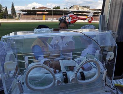 Hava Ambulansı 6 Aylık Bebek İçin Havalandı