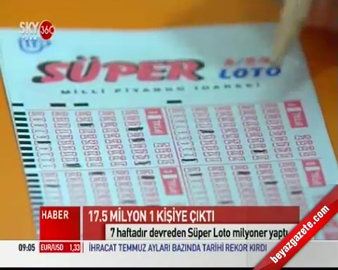 Süper Loto Çekildi