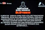 Sivas'ta Yerel Televizyondan “suriye Değil İnsanlık Ölüyor” Tepkisi