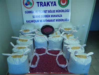 Kapıkule'de, Palmiye Tohumu Ele Geçirildi