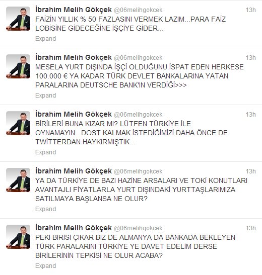 Gökçek'ten Almanya'ya gözdağı!