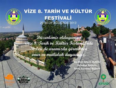 8. Vize Tarih ve Kültür Festivali Başlıyor