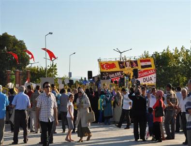 Bafra’da Mısır ve Suriye Mitingi