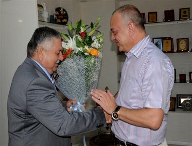 Başkan Karahan'dan Başkan Ergün'e Teşekkür Ziyareti
