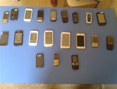 Polis Kaçak Telefon Avında