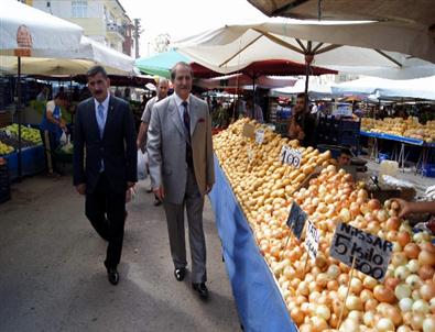 Sesob Başkanı Köksal, Pazarcı Esnafının Sorunlarını Dinledi