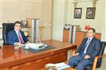 KTÜ - Vali Düzgün, Çevre ve Şehircilik İl Müdürünü Kabul Etti