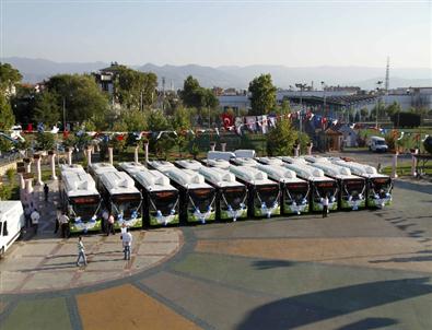 Doğalgazlı Otobüsler Görücüye Çıktı