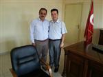 YAŞAR YAZıCı - Yeni Kaymakam Kamuran Mustafa Ballı’ya İlk Ziyaret Başkan Yazıcı’dan