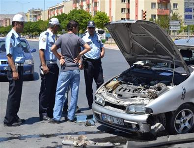 Kayseri’de Trafik Kazası: 1 Yaralı