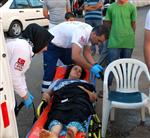 SAKARYA CADDESİ - Motosiklet Yayaya Çarpıp Kaçtı