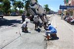 DOĞALGAZ HATTI - Belediye Doğalgaz Hattı Nedeniyle Bozulan Yolları Onardı