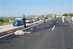 ŞERİT İHLALİ - Otomobil İle Motosiklet Çarpıştı: 1 Ölü, 2 Yaralı