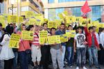 Bm Temsilciliği Önünde 'Suriye ve Mısır' Protestosu