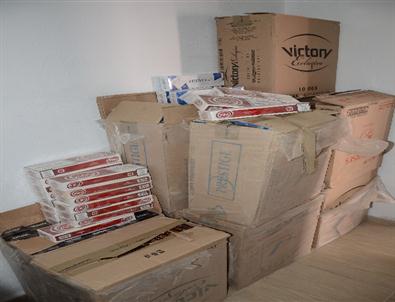 6 Bin 580 Paket Kaçak Sigara Ele Geçirildi