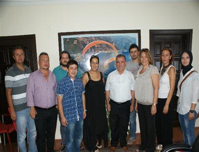 Fethiye Gazeteciler Platformu'ndan Kaymakam Çalık'a Ziyaret