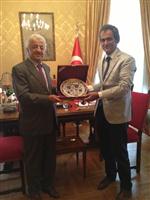 ELEKTROMANYETİK - Rektör Özer’den Roma Büyükelçisi Hakkı Akil’e Ziyaret