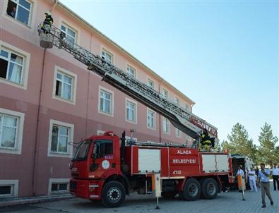 Alaca’da Gerçeği Aratmayan Tatbikat