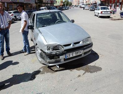 Elbistan'daki Kaza Anı Kameralara Yansıdı