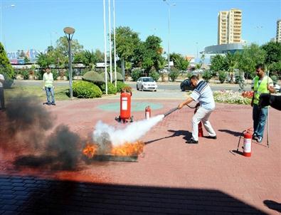 Yenişehir Belediyesi'nde Yangın Tatbikatı