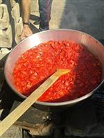 KIRMIZI BİBER - Trakya’da Salçalar Kaynamaya Başladı