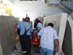 Denizli'de Üzerine Mermer Parçaları Düşen İşçi Yaralandı