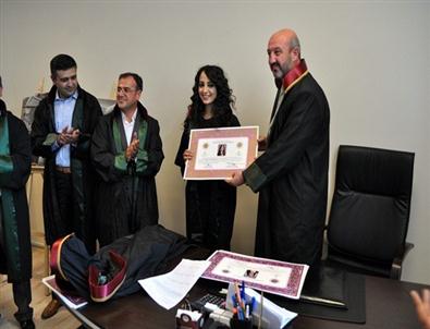 Stajlarını Tamamlayan 5 Avukata Ruhsatları Verildi