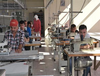 15 Engelli 6 Ay Tekstil Kursu Görecek