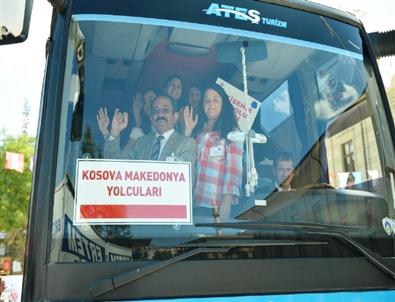 50 Öğrenci Kosova-makedonya Turu İçin Hareket Etti