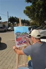 RESİM ATÖLYESİ - Güzelbahçe'de Barış ve Sevginin Resmini Yapıyorlar