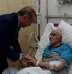Başbakan'dan hastane ziyareti