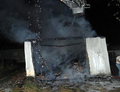 Malkara'da Ahır Yangını