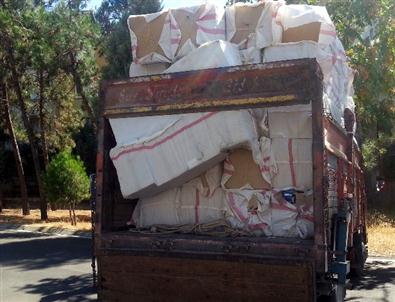 Gaziantep'te 5 Milyon Adet Kaçak Sigara Filtresi Ele Geçirildi