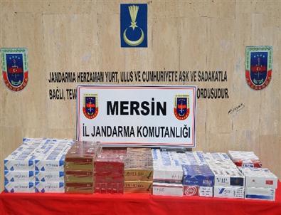 Mersin'de Kaçak Sigara Operasyonu
