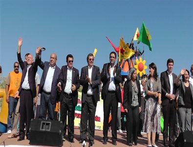 Ceylanpınar'da 'Rojava' Yürüyüşü