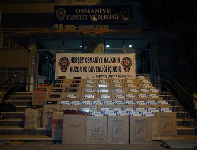 Osmaniye'de Kaçak Sigara Operasyonu